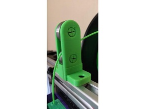 8020 roller bearing filament guide 3d printer parts kossel mini 3d print model - Mito3D