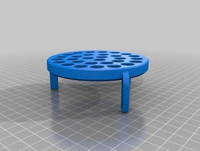 circular rack biología eppendorf titular laboratorio 3d print model - Mito3D
