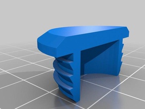 tapa del orificio de 223 redondo diámetro reemplazo partes personalizado 3d print model - Mito3D