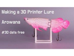 balıkçılık lure arowana spor açık havada iş ortamına uygun olmayan 3d print model - Mito3D
