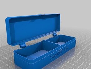 özel menteşeli kutumu 2 organizasyon 3d print model - Mito3D