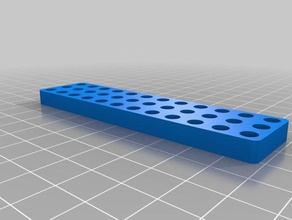 my customized makeblock parametric straight bracket robotics 3d print model - Mito3D
