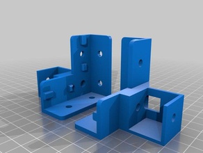 flsun-g corexy traseira do suporte 3d a impressora partes flsun núcleo xy flsung 3d print model - Mito3D