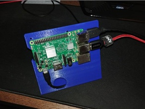 raspberry pi stand de l'électronique adafruit le titulaire cas logement seul l'ordinateur bord 3d print model - Mito3D