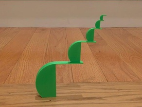 auto-simile di bilanciamento oggetti sculture matematica arte openscad 3d print model - Mito3D