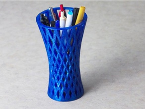 Bleistift-Halter Dekor Bleistift-cup vase 3d print model - Mito3D