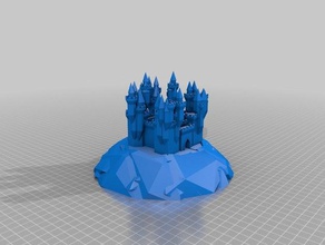 grand castle gli edifici le strutture personalizzato 3d print model - Mito3D