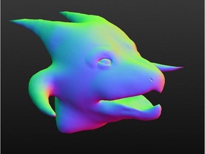 bonito cabeça de dragão esculturas masmorras e dragões pintura 3d print model - Mito3D