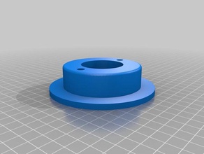 75mm filament spool adapter remix 3d printer accessories holder 3d print model - Mito3D
