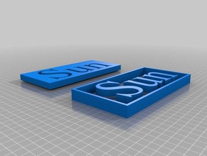 sun signs logos customized 3d print model - Mito3D