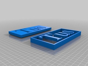 tus Zeichen logos angepasst 3d print model - Mito3D