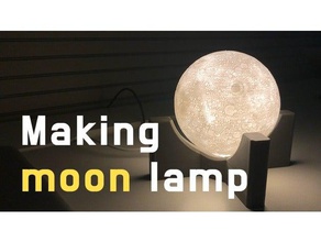 making moon lamp diy 3d print model - Mito3D