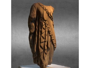 koreş torso genç kadın tarar kopyaları <url> 3dprintable 3dprinting 3dscan 3dscanner 3dscanning kültürel miras tanrıça Yunan mermer mitoloji din Roma heykel Heykeli 3d print model - Mito3D