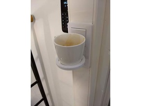 power outletschuko coffee cup holder household coffie cupholder 3d print model - Mito3D