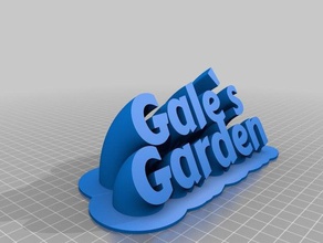 gales garden office customized 3d print model - Mito3D