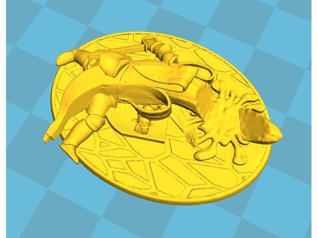 banane chevalier v10 blessure dans la chair jeux 28mm le mdn figure miniature les miniatures wargame warhammer 3D print model - Mito3D