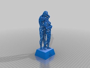 meine angepasste sweethearts statue Hochzeitstag anderes Menschen 3d print model - Mito3D