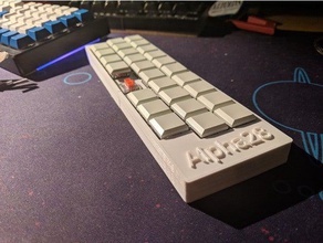 alpha keyboard lo-profile electronics alpha28 mechanical 3d print model - Mito3D