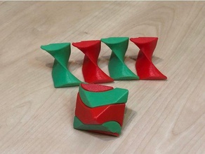 twistyhedron puzzle puzzles nsfw octahedron 3d print model - Mito3D