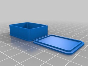 sanduhr-gehaeuse recipientes personalizado 3d print model - Mito3D