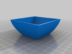 contentor quadrado decoração personalizado 3d print model - Mito3D