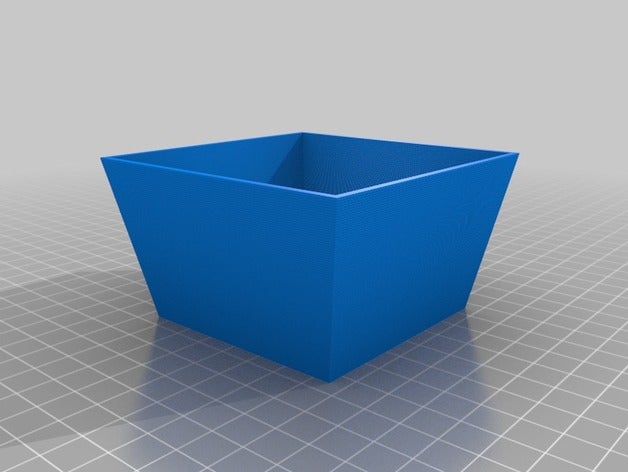 square container decor customized 3D print model - Mito3D
