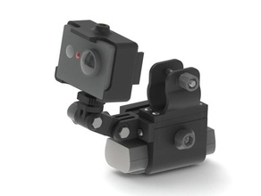 gopro holder fot monowheel automotive camera inmotion v8 stativ 3d print model - Mito3D