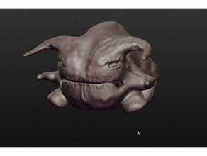 blob monster sculptures dnd fat miniature miniatures scary 3d print model - Mito3D