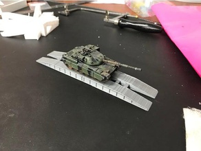 1100th 15mm scaled m60 avlb bridge- launchedspanned hobby 3d print model - Mito3D