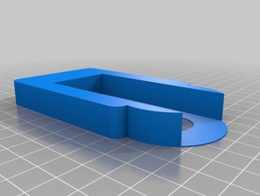 mi personalizados nuki b-placa de apoyo reemplazo partes 3d print model - Mito3D