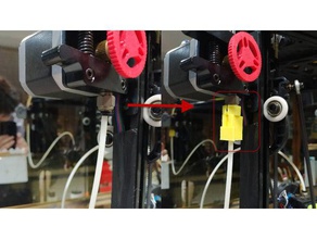 bowden prendedor de correcção do tubo aparece fora 3d a impressora acessórios 3d print model - Mito3D