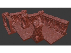 living dungeon games dnd tiles rpg 3d print model - Mito3D