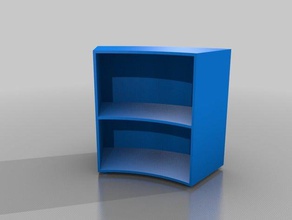 oregon ms conclave inner bookcase model furniture 3d print model - Mito3D