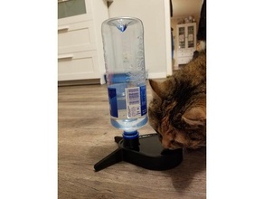 cat hydration station pets bowl feeder nsfw 3d print model - Mito3D