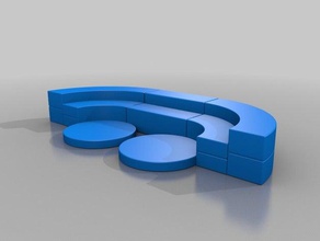 oregon ms junio amphitheater model furniture 3d print model - Mito3D