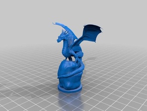 escultura del dragón las esculturas scuplture 3d print model - Mito3D