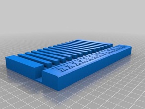 matkap dizin fraksiyonel tüm Aydın sayılı aracı sahipleri kutuları tutucu 3d print model - Mito3D