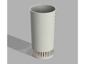 cam filtre dolgu resif tankı hobi 3d print model - Mito3D