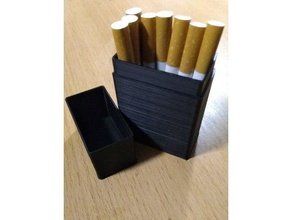 18 cigarette case containers 3d print model - Mito3D