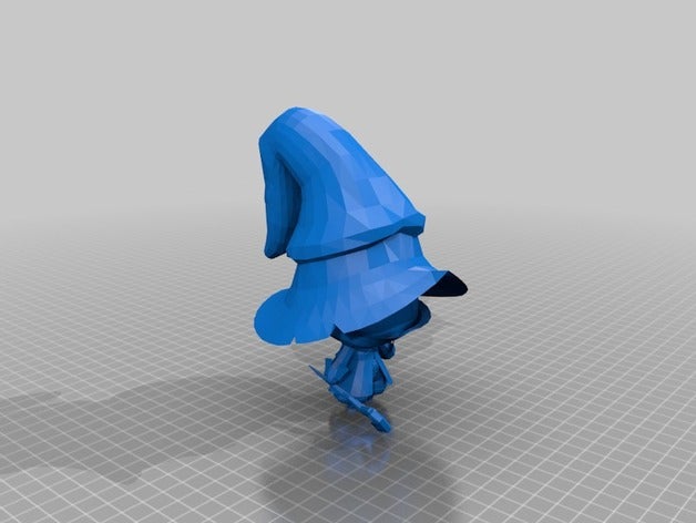 mage noir final fantasy l'art 3D print model - Mito3D