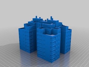 adeptus titanicus Gebäude groß Spiele 3d print model - Mito3D