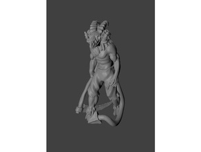 demone in miniatura le creature gioco da tavolo dnd male fantasia re guerra modello monster wargame warhammer 3d print model - Mito3D