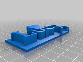 lucys trousseau de clés 3d l'impression 3d print model - Mito3D