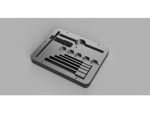 dewalt 17 metric tap set case tool holders boxes 3d print model - Mito3D