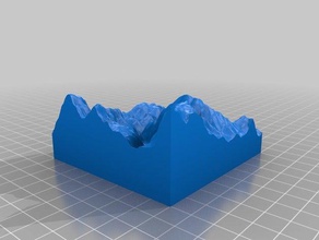 topographical model homestake learning geology 3d print model - Mito3D