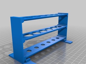meu suporte de tubos 2 biologia personalizado 3d print model - Mito3D