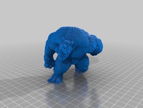 rhino spiderman Skulpturen 3d print model - Mito3D