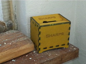 sharps box tool holders & boxes 3d print model - Mito3D