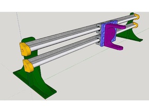 Winkelschleifer guide diy schneiden rail rod 3d print model - Mito3D