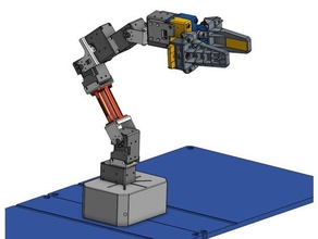 openmanipulator sara robótica robotis 3d print model - Mito3D